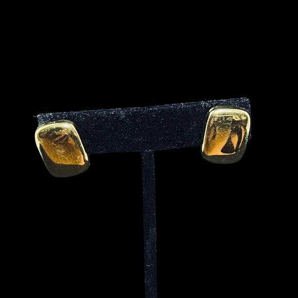 Lot Of 6 Gold Tone Pierced Earrings (4573) - Picture 7 of 8